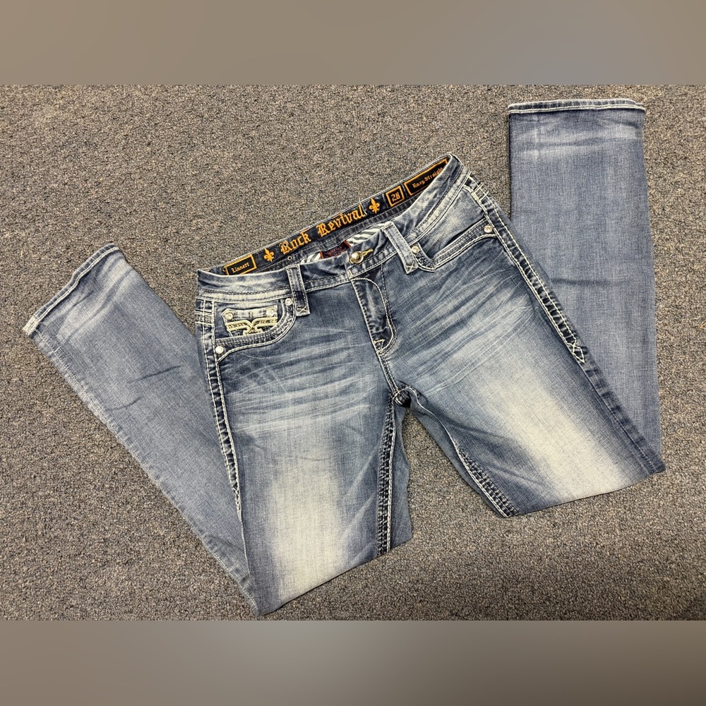 Rock Revival Light Blue Denim Jeans